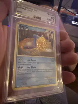 Lapras 008/034 Trading Card Game Classic Holo AGS 10 SLAB GRADED - Image 1
