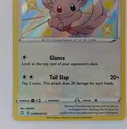 Minccino SV093/SV122 Ultra Rare Shining Fates NM Pokemon TCG Card - Image 3