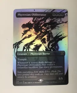 Phyrexian Obliterator (Showcase) Phyrexia: All Will Be One Foil - Image 1