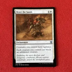 MTG “Brave the Sands” Khans of Tarkir Reg Uncommon #005 NM/MT *FREE SHIPPING* - Image 1