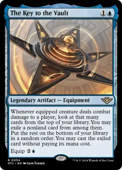 x4 The Key to the Vault OTJ MTG 54 RARE M/NM 4x - Image 1