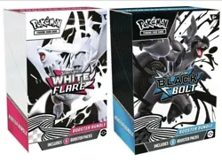 Pokemon Centre TCG: White Flare/Black Bolt Booster Bundle PAIR PRESALE - Image 1
