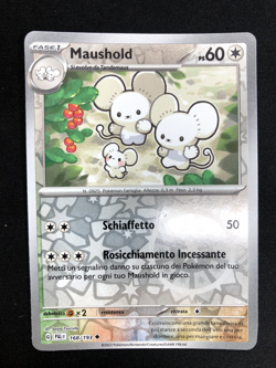 Pokemon Maushold 168/193 Evoluzioni a Paldea Reverse Holo ITA Carte Nintendo - Image 1