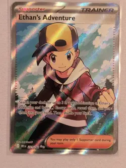 Ethan's Adventure #221/182 Ultra Rare Pokemon SV10 Destined Rivals Near MInt - Image 1