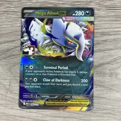 Mega Absol ex Prize Pack Series 8 - Pokemon TCG Mega Evolution 086/132 Stamped - Image 1