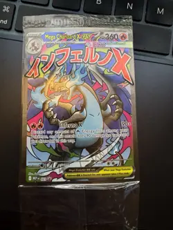Pokemon Mega Charizard X ex 023 + Oricorio ex Phantasmal Flames UPC Promo Sealed - Image 1