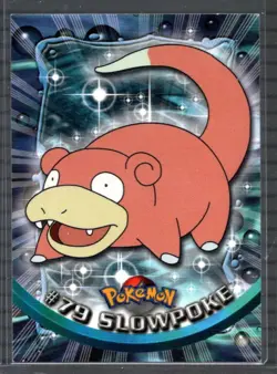 2000 Pokemon TV Animation Series 2 #79 Slowpoke Blue Logo - NM - Image 1