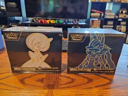 Pokemon Center Mega Evolution Gardevoir & Lucario ETB Elite Trainer Box Set of 2 - Image 1