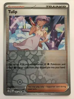 Pokemon TCG Paradox Rift Tulip Reverse Holofoil 181/182 NM - Image 1