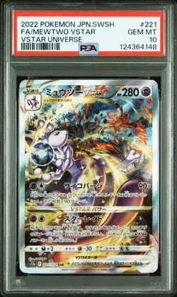 PSA10 SEQUENTIAL Charizard 212/172 Mewtwo 221/172 VSTAR Universe Pokemon 2022 - Image 5