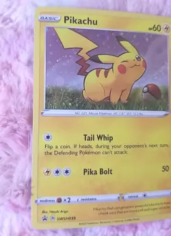 Pokemon Pikachu - SWSH039 - Cosmo Holo - SWSH Black Star Promos - Image 2