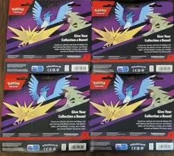 Lot of 4 - Pokemon TCG Team Rocket 2 Booster Blister Packs Zapdos - Sealed - Image 2