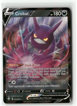 Crobat V 044/072 Holo - Shining Fates - Pokemon TCG NM - Image 1