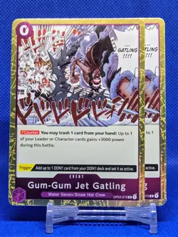 2x Gum-Gum Jet Gatling OP03-072 R | NM | PRB -The Best- Vol. 2 | One Piece TCG - Image 1