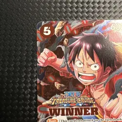 MONKEY D. LUFFY TREASURE CRUISE WINNER PACK VOL.5 ONE PIECE PROMO 2023 NEAR MINT - Image 3