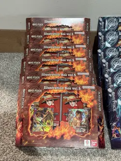 One Piece Illustration Box IB05 + IB06 Vol 5 & 6 - ENG Sealed NEW Lot Of 12 - Image 2