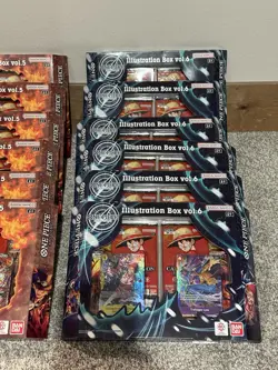 One Piece Illustration Box IB05 + IB06 Vol 5 & 6 - ENG Sealed NEW Lot Of 12 - Image 3