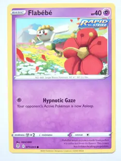 Flabebe 071/203 (NM, Pokemon Card, Evolving Skies, 2021, Psychic, Common) - Image 1