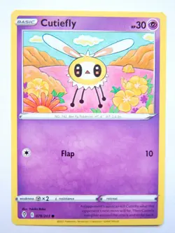 Cutiefly 078/203 (NM, Pokemon Card, Evolving Skies, 2021, Psychic, Common) - Image 1