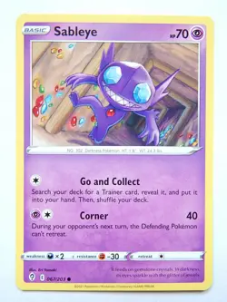 Sableye 067/203 (NM, Pokemon Card, Evolving Skies, 2021, Psychic, Common) - Image 1