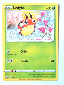 Ledyba 1/15 (NM, Pokemon Card, McDonald's Match Battle, Grass, Promo) - Image 1