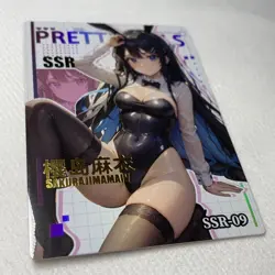 Mai Sakurajima Rascal Does Not Dream Goddess Story Anime SSR Foil Girl ACG Card - Image 2