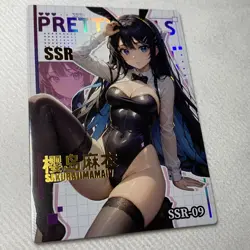 Mai Sakurajima Rascal Does Not Dream Goddess Story Anime SSR Foil Girl ACG Card - Image 5