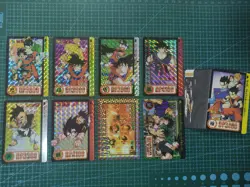 DRAGON BALL Z CARDDASS Reedition PART 25 Full Set 8 PRISM + 36 REGULAR CARDS - Image 1