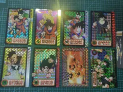 DRAGON BALL Z CARDDASS Reedition PART 25 Full Set 8 PRISM + 36 REGULAR CARDS - Image 2
