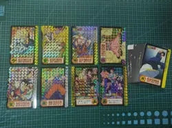 DRAGON BALL Z CARDDASS Reedition PART 24 Full Set 8 PRISM + 36 REGULAR CARDS - Image 1