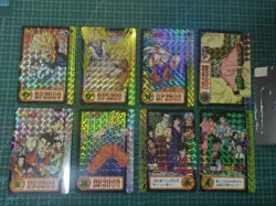 DRAGON BALL Z CARDDASS Reedition PART 24 Full Set 8 PRISM + 36 REGULAR CARDS - Image 2