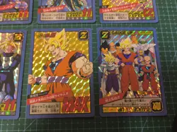 DRAGON BALL SUPER BATTLE CARDDASS PREMIUM SET VOL 2 PART 5 PRISMS 8 CARDS SET - Image 2
