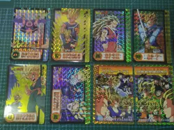 DRAGON BALL Z CARDDASS Reedition PART 20 Full Set 8 PRISM + 36 REGULAR CARDS - Image 2