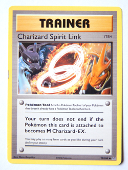 Charizard Spirit Link 75/108 (NM, Pokemon Card, Evolutions, Item, Uncommon) - Image 1