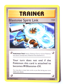 Blastoise Spirit Link 73/108 (NM, Pokemon Card, Evolutions, Item, Uncommon) - Image 1