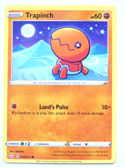 Trapinch 040/072 (NM, Pokemon Card, Shining Fates, 2021, Fighting, Common) - Image 1