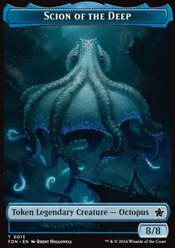 Scion of the Deep - Non-Foil Token - Foundations Tokens - 13 | MTG Card - Image 3