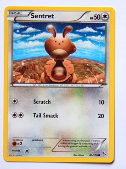 Sentret 81/106 - NM Pokemon Card XY Flashfire 2014 Colorless Common - Image 1