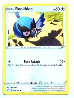 Rookidee 219/264 (NM, Pokemon Card, Fusion Strike, 2021, Colorless, Common) - Image 1