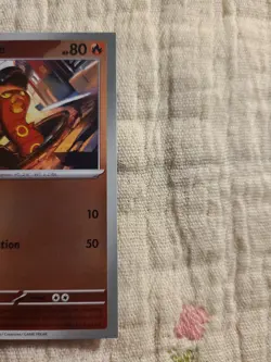 Pokemon Miscut Error Sizzlipede Reverse Holo 1/1 Collecter One Of A Kind Card - Image 2