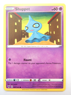 Shuppet 067/185 (NM, Pokemon Card, Vivid Voltage, 2020, Psychic, Common) - Image 1