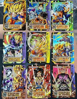 9 Dragon Ball Card Trunks Frieza Goku Black Vegeta Anime Doujin - Image 1