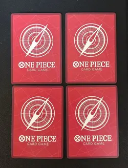 One Piece S-Chinese Card Game Europe America 2nd ANNIVERSARY Set of 4pcs Combo - Image 2