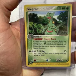 Sceptile - 20/109 - EX Ruby Sapphire Rare Non Holo Pokemon TCG 2003 LP Card Vtg - Image 1