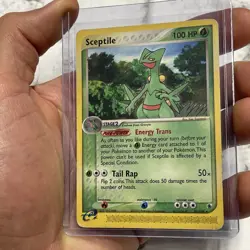 Sceptile - 20/109 - EX Ruby Sapphire Rare Non Holo Pokemon TCG 2003 LP Card Vtg - Image 2