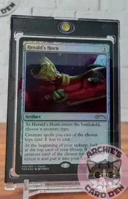 MTG Herald's Horn (APAC Year of the Tiger) Foil PROMO CARD EN 005/005 NEAR-MINT - Image 1