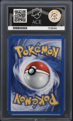 Rainbow Energy Team Rocket Holo Card 17/82 First Edition ACE GRADED 8 NM-MT - Image 2
