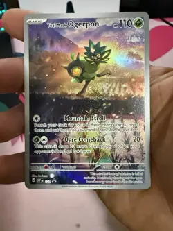 Teal Mask Ogerpon 123 Sv: Scarlet & Violet Promo Cards Holo - Image 3