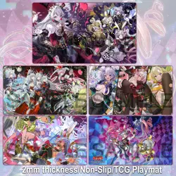 Yu-Gi-Oh! Playmat M∀LICE P White Rabbit Maliss Hearts Crypter TCG Card Game Mat - Image 1