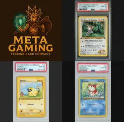 Pokemon Mixed Lot Of 3 Graded Cards , 1st Edition,Modern, Vintage, PSA 10’s - Image 1